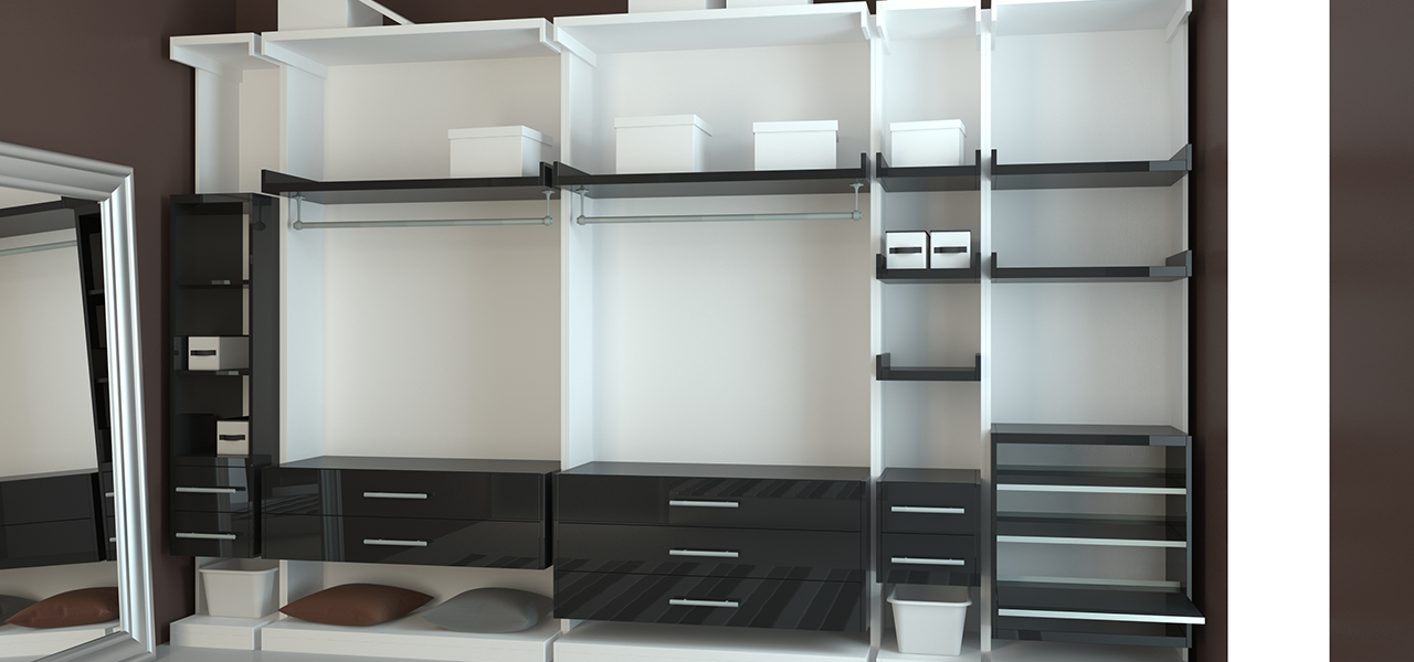 Vestidor walk-in a la medida con herrajes Blum — Maga Kitchen