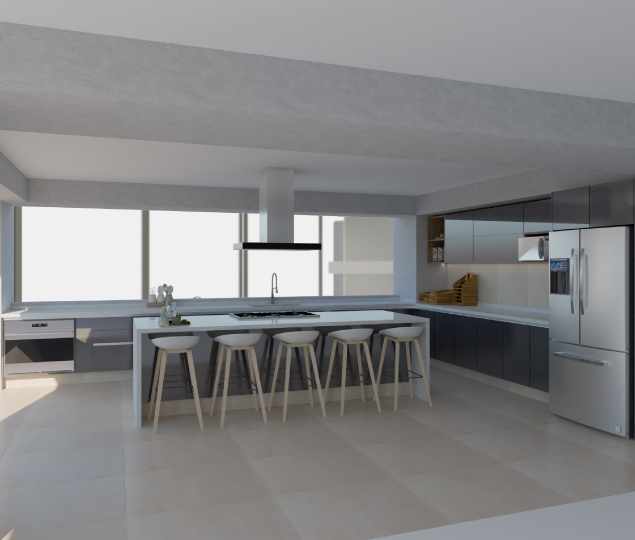 Proyecto San Cosme — Cocina integral Maga Kitchen